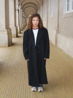 Design By Si Alva oversized frakke - Sort Best