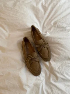 Design By Si Amaline mokkasiner i ruskind - Brun Sale