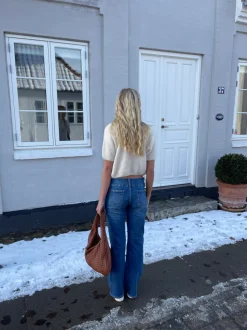 Design By Si Amani bootcut jeans - Blå denim