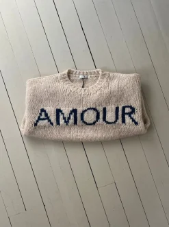 Design By Si Amour striktrøje - Beige Outlet
