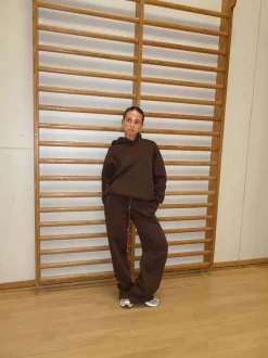 Design By Si Anelise hoodie - Brun Sale