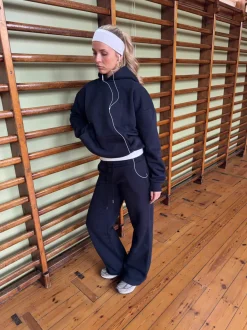 Design By Si Anelise hoodie - Navy Clearance