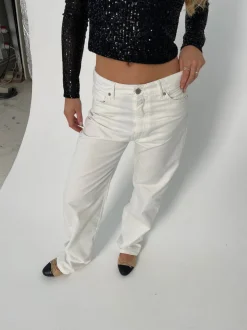 Design By Si Anemon oversized jeans - Hvid Online
