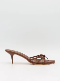 Design By Si Anna mules med sløjfedetalje - Brun Best