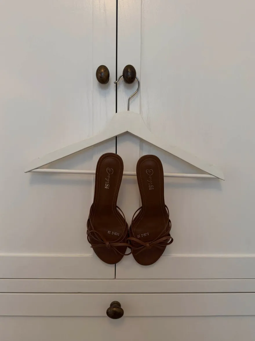 Design By Si Anna mules med sløjfedetalje - Brun Best