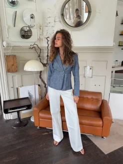Design By Si Annie denimblazer - Blå Best