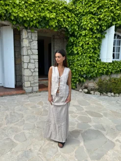 Design By Si Anouska hørtop - Beige Sale