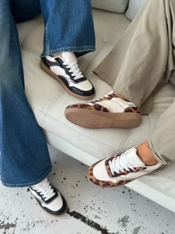 Design By Si Apia sneakers - Hvid/sølv og sort