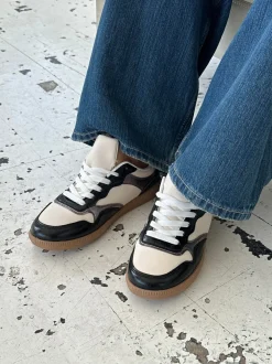 Design By Si Apia sneakers - Hvid/sølv og sort