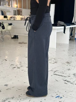 Design By Si Atoniette bukser med snor - Navy Hot