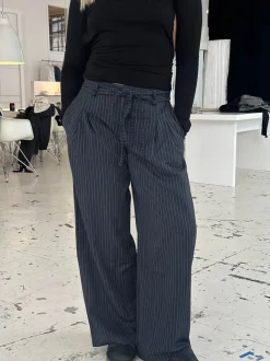 Design By Si Atoniette bukser med snor - Navy Hot