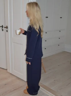 Design By Si Aurelia pyjamasskjorte - Navy Best