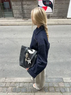 Design By Si Aurum taske i ko - Sort Online
