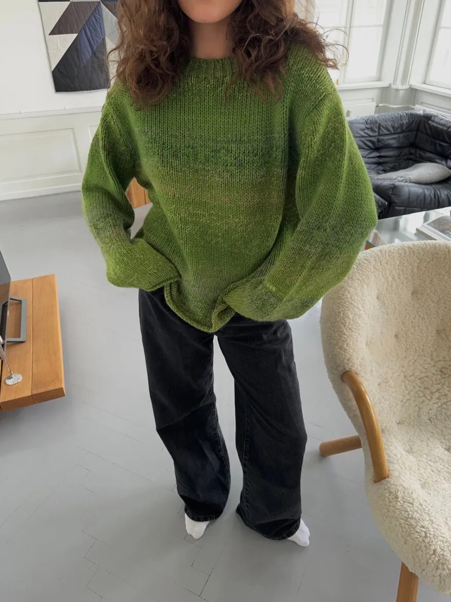 Design By Si Balta striktrøje - Grøn