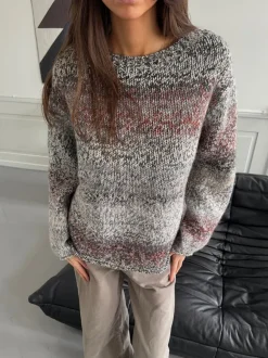Design By Si Balta striktrøje - Sort/hvid/rød Outlet