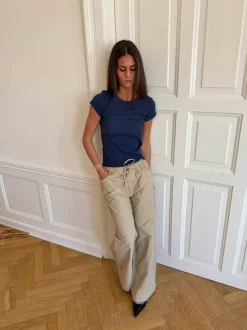 Design By Si Beliana bukser - Beige Online