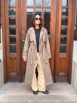 Design By Si Bitta trenchcoat - Brun