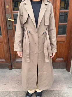 Design By Si Bitta trenchcoat - Brun
