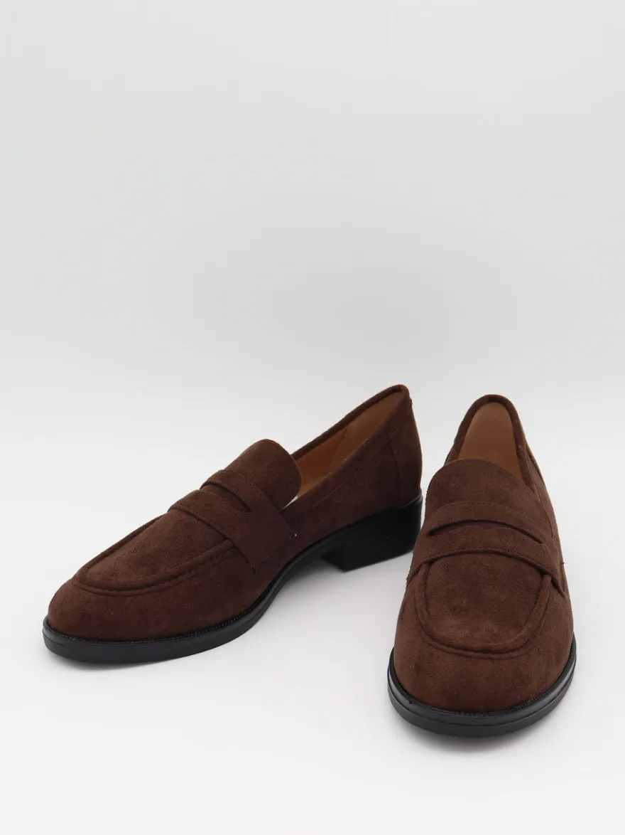 Design By Si Blova loafers i imiteret læder - Brun Online