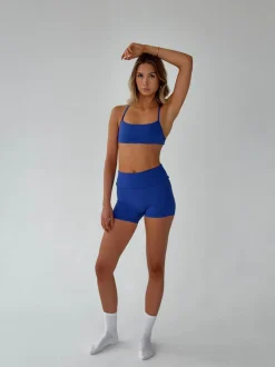 Design By Si Bonded open back top - Royal blue Discount