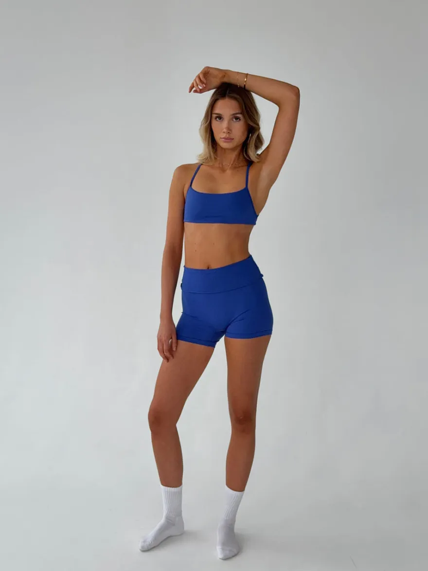 Design By Si Bonded open back top - Royal blue Discount