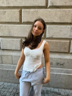 Design By Si Brigitte top - hvid