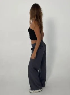 Design By Si Britney lavtaljede suit bukser - grå Hot