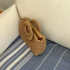 Design By Si Capua flettet taske med strop - Beige Outlet
