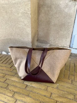 Design By Si Caracas skuldertaske - Beige/brun Outlet