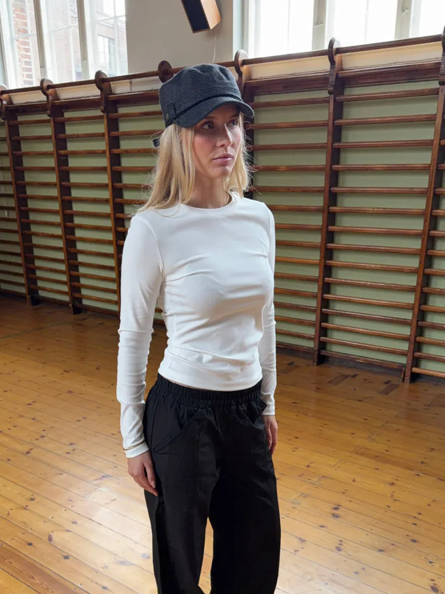 Design By Si Carli langærmet bluse - Hvid Online
