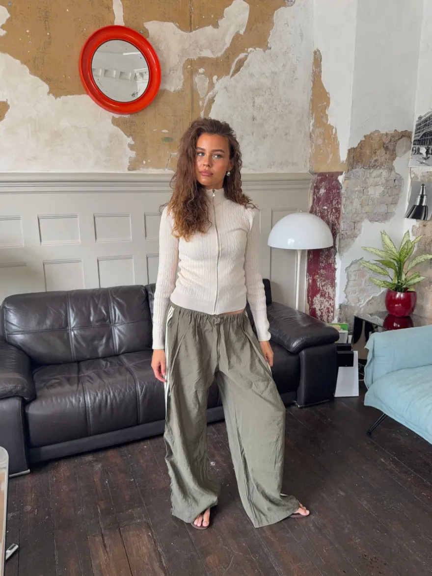 Design By Si Carly kabelstrik med lynlås - Off white Outlet