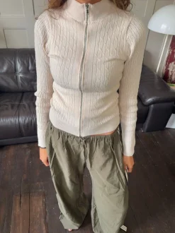 Design By Si Carly kabelstrik med lynlås - Off white Outlet