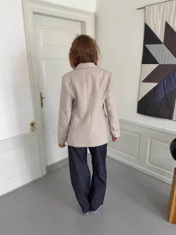 Design By Si Celina blazer - Beige Clearance