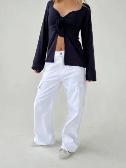 Design By Si Clara cargo bukser - Off white Clearance