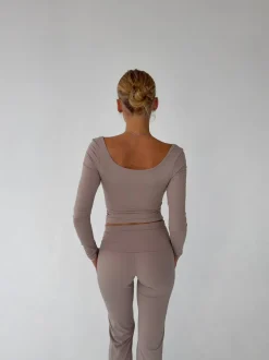 Design By Si Clarity longsleeve blouse - Ash Best