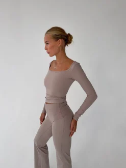 Design By Si Clarity longsleeve blouse - Ash Best