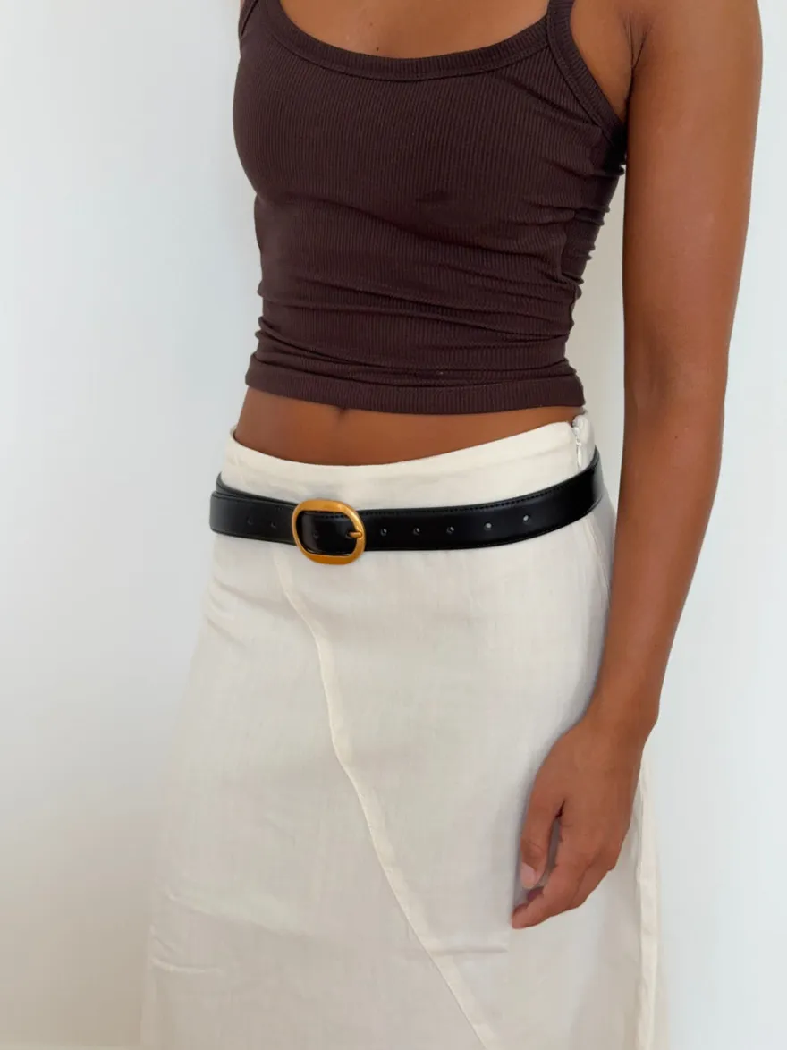 Design By Si Classic bælte - Sort/guld Best