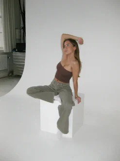 Design By Si Core tube top - Espresso Best