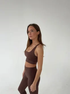 Design By Si Crossback bra - Espresso Online