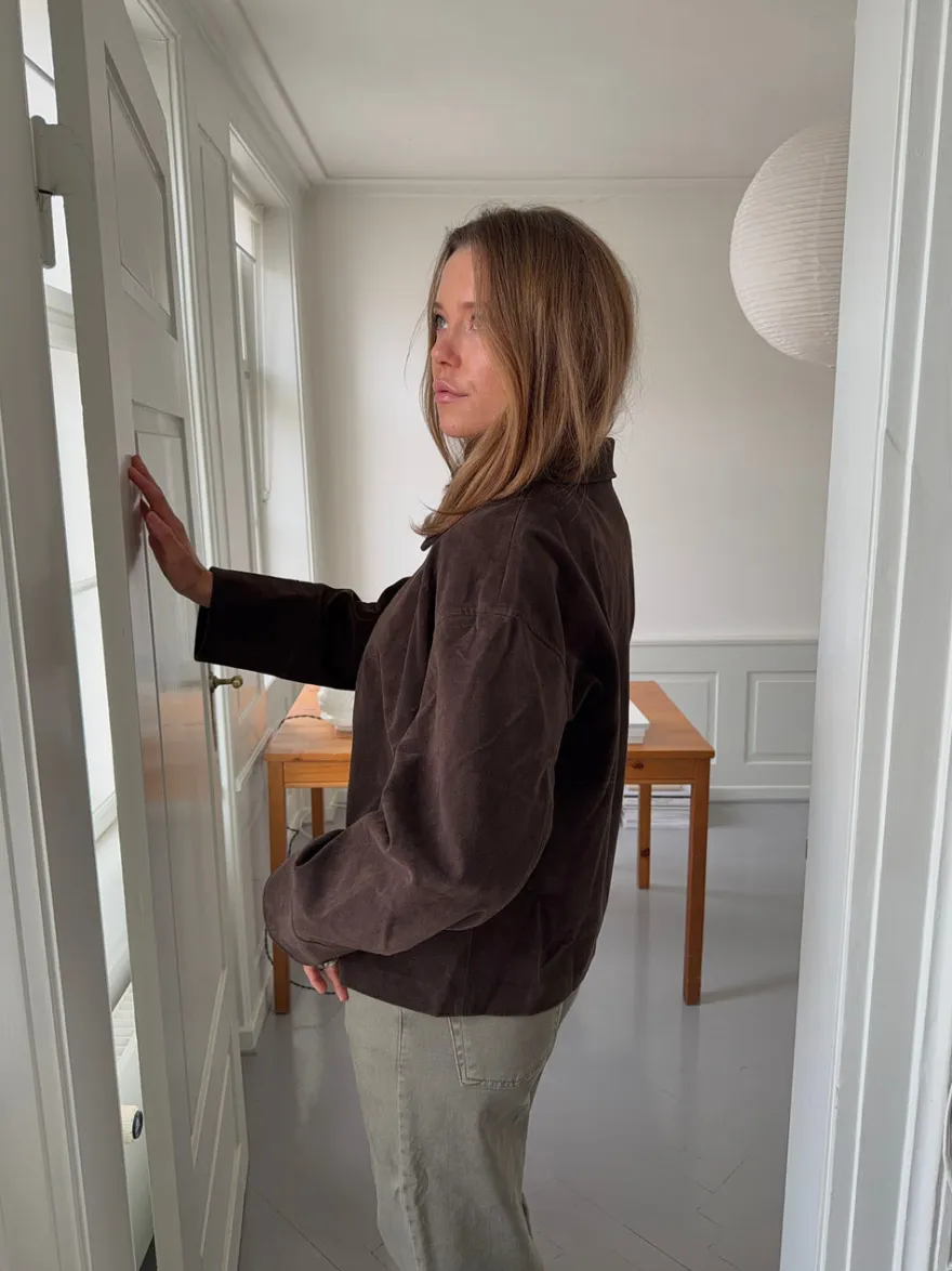 Design By Si Dalila ruskindsjakke - Brun New