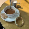 Design By Si Eivora armbånd med striber - Grøn/hvid/guld New