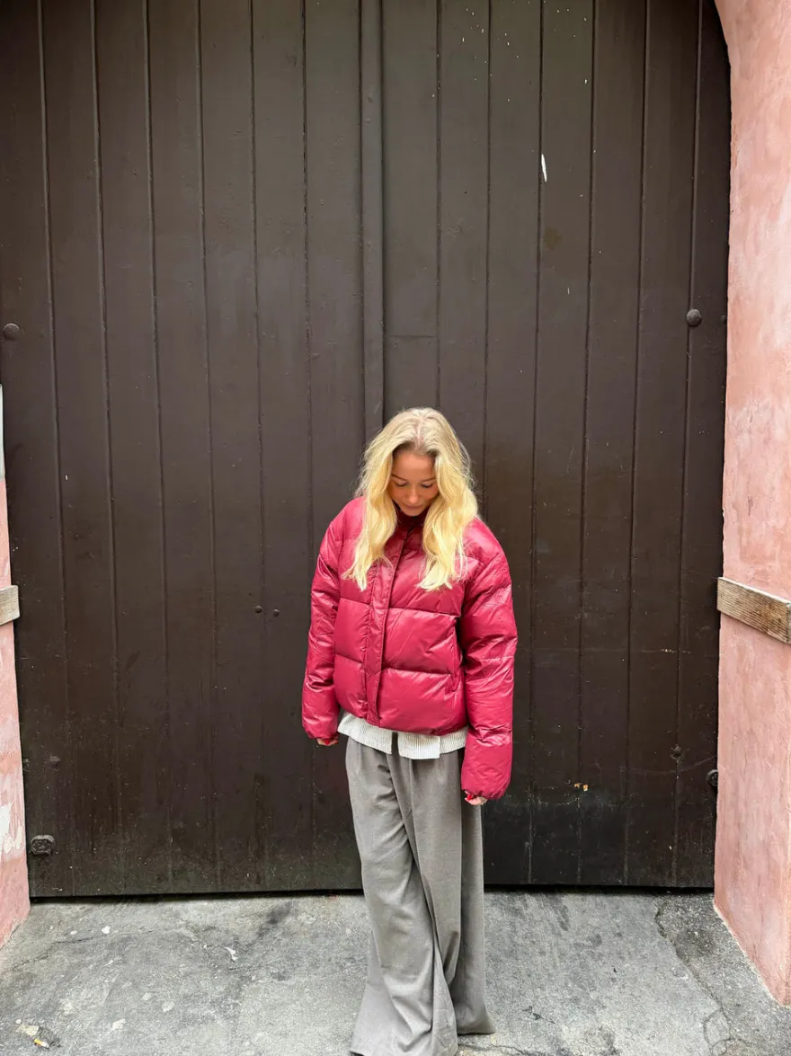 Design By Si Elin pufferjakke - Rød Outlet