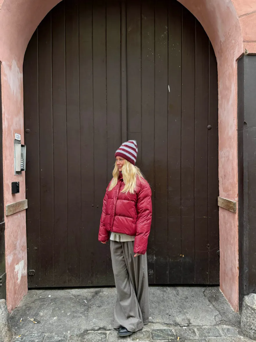 Design By Si Elin pufferjakke - Rød Outlet