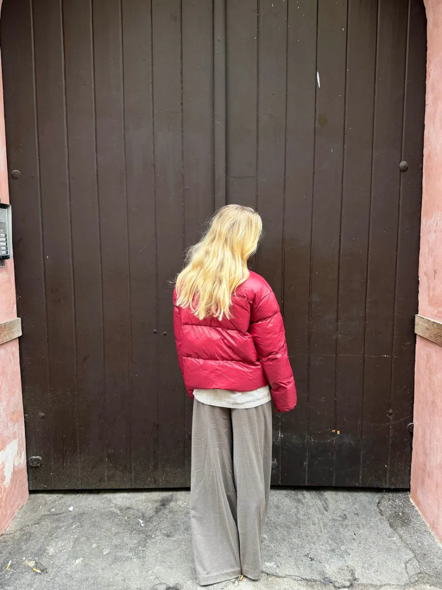 Design By Si Elin pufferjakke - Rød Outlet