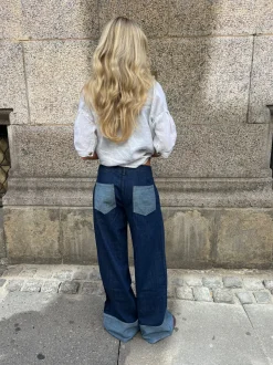 Design By Si Emery jeans - Mørk denim New