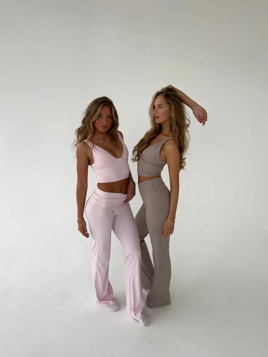 Design By Si Essential flared pants - Candyfloss Clearance