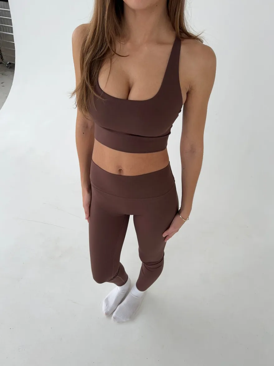 Design By Si Essential leggings - Espresso Discount