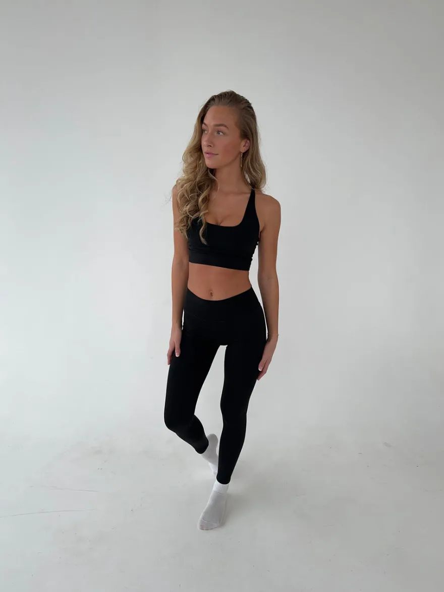 Design By Si Essential leggings - Jet Black Sale