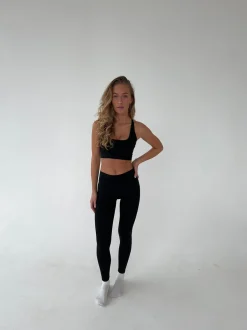 Design By Si Essential leggings - Jet Black Sale
