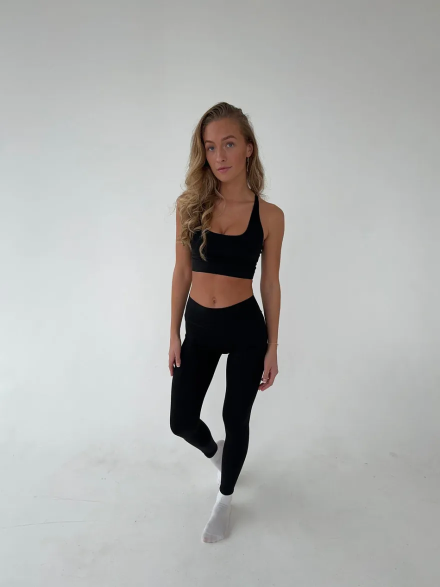 Design By Si Essential leggings - Jet Black Sale
